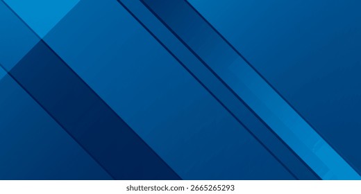 fundo abstrato azul moderno com linhas diagonais escuras elegantes para sua apresentação digital. Vetor 3D abstrato