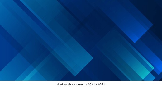 Fondo abstracto azul moderno con líneas diagonales brillantes elegantes. ILUSTRACIÓN VECTORIAL