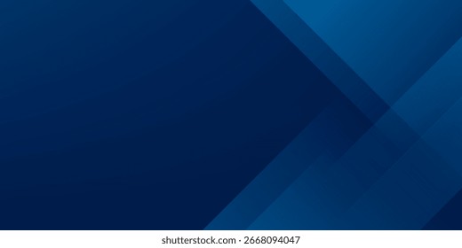 Fondo abstracto azul moderno con elegantes líneas diagonales brillantes EPS10.