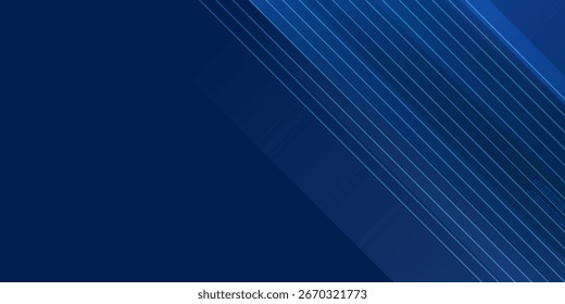 modern blue abstract background with elegant bright diagonal lines