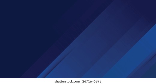 fundo abstrato azul moderno com linhas diagonais brilhantes elegantes vetor moderno