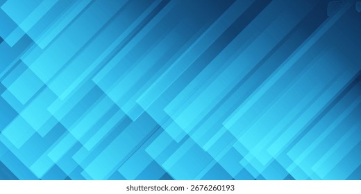 Fondo abstracto azul moderno con líneas diagonales brillantes elegantes