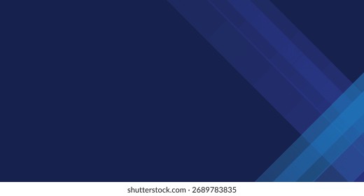 Fondo abstracto azul moderno con líneas diagonales brillantes elegantes