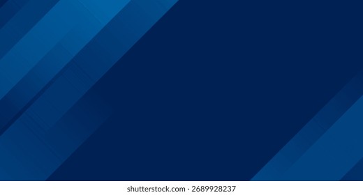 Fondo abstracto azul moderno con líneas diagonales brillantes elegantes
