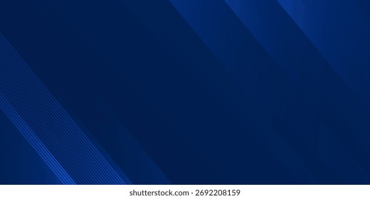 fondo abstracto azul moderno con líneas diagonales brillantes elegantes, Eps10