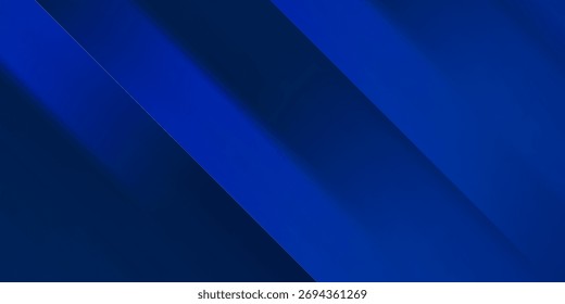 Fondo abstracto azul moderno con líneas diagonales brillantes elegantes