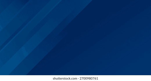 Fondo abstracto azul moderno con líneas diagonales brillantes elegantes. Ilustración de Vector