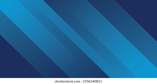 Fondo abstracto azul moderno con líneas diagonales brillantes elegantes, EPS.10