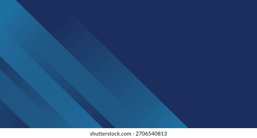 Fondo abstracto azul moderno con líneas diagonales brillantes elegantes, EPS.10