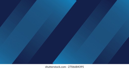 Fondo abstracto azul moderno con líneas diagonales brillantes elegantes, EPS.10