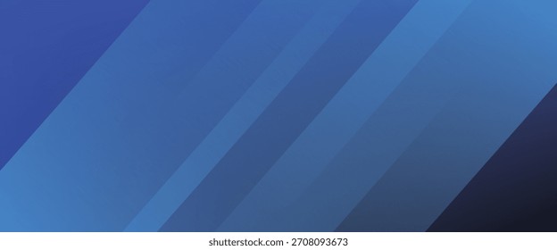 Fondo abstracto azul moderno con líneas diagonales brillantes elegantes EPS 10