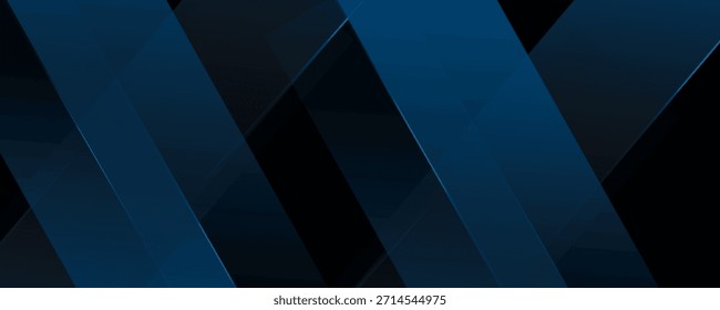 Fondo abstracto azul moderno con líneas diagonales brillantes elegantes