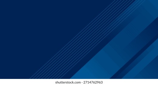 fundo abstrato azul moderno com linhas diagonais brilhantes elegantes