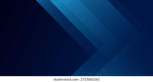 Fondo abstracto azul moderno con líneas diagonales brillantes elegantes
