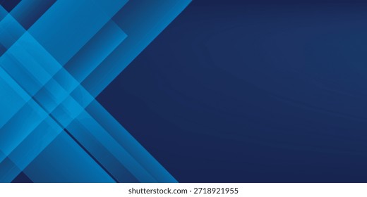 Fondo abstracto azul moderno con líneas diagonales brillantes elegantes