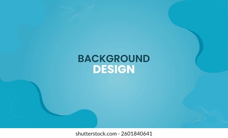 Modern blue abstract background with fluid shapes and subtle details. Clean and professional, perfect for business, banner, presentations, web design, and branding.