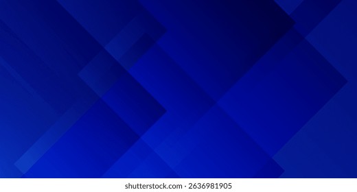 Modern Blue Abstract Background with Geometric Shapes
