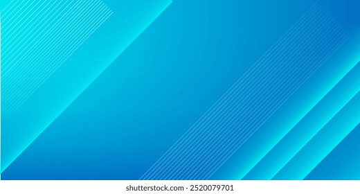 Modern blue abstract background, the look of blue gradient vibrant color, light lines on a blue background