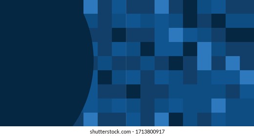 Modern blue abstract background for presentation design. Vector illustration for business, corporate, institution, party, festive, seminar, and talks.