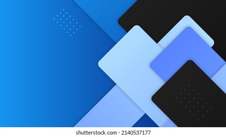 Modern blue abstract background for presentation design template. Vector illustration for corporate, business, anniversary, celebration, wedding, and beauty contest