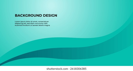 Modern blue abstract background with smooth curves, ideal for professional presentations, websites, business cards, and social media graphics. Clean and elegant style. Blue wave background design