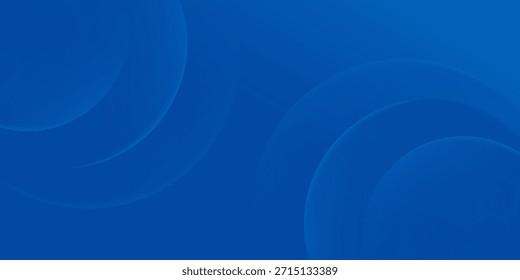Fondo abstracto azul moderno con Formas circulares en capas suaves y curvas de gradiente suaves que crean un diseño mínimo tranquilo para Sitios web, temas de tecnología, marca corporativa, diseños digitales limpios.
