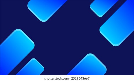 Modern Blue Abstract Background Vector Illustration