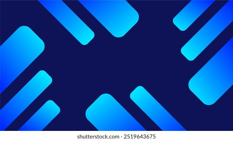 Modern Blue Abstract Background Vector Illustration