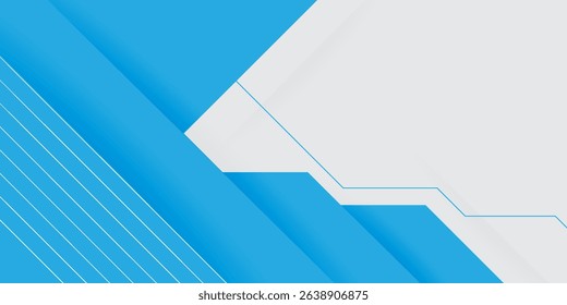 Modern blue abstract background. Vector abstract graphic design banner pattern presentation background web template.