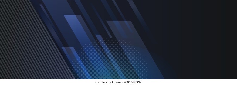 Modern blue abstract banner background with shadow 3d layered light rectangle. Vector illustration design for presentation, banner, cover, web, flyer, card, poster, wallpaper, texture, slide