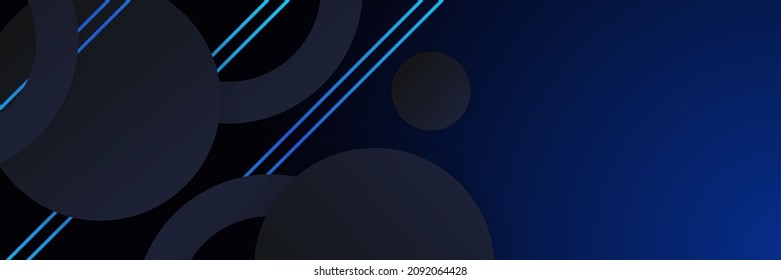 Modern blue abstract banner background with shadow 3d layered light rectangle. Vector illustration design for presentation, banner, cover, web, flyer, card, poster, wallpaper, texture, slide, magz