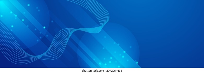 Modern blue abstract banner background with shadow 3d layered light rectangle. Vector illustration design for presentation, banner, cover, web, flyer, card, poster, wallpaper, texture, slide, magz