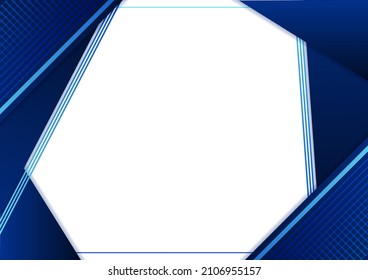 Modern blue abstract curve lines background for presentation design, banner, brochure, and business card