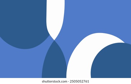 Modern Blue Abstract Geometric Background