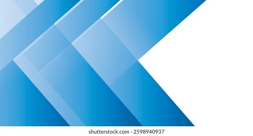 Modern Blue Abstract Geometric Background