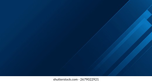 Modern Blue Abstract Geometric Background. A sleek and elegant abstract blue background with geometric diagonal lines and gradient shades, perfect for business, technology, digital presentations.