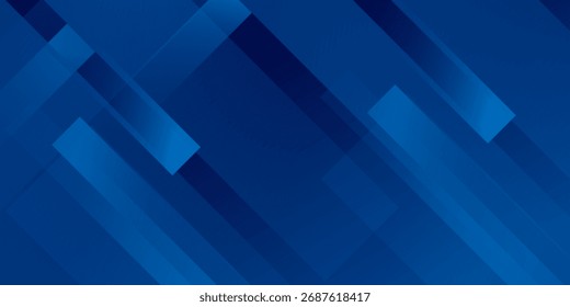 Fondo geométrico abstracto azul moderno con Formas de gradiente dinámico y diseño mínimo limpio. Ilustración vectorial para empresas, instituciones corporativas, conferencias, fiestas y Plantillas digitales.