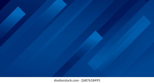 Fondo geométrico abstracto azul moderno con Formas de gradiente dinámico y diseño mínimo limpio. Ilustración vectorial para empresas, instituciones corporativas, conferencias, fiestas y Plantillas digitales.