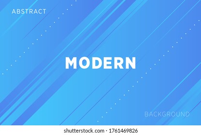 fondo de forma de geometría abstracta azul moderno con línea. Concepto de tecnología,Plantilla digital, se puede usar en diseño de portada, afiche, volante, diseño de libros, plantilla de medios sociales, ilustración vectorial.