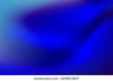 Modern Blue Abstract Gradient Background With Smooth Blurred Color Transitions