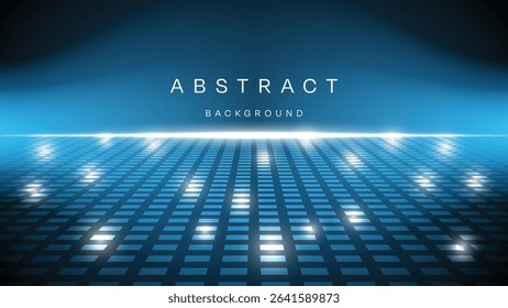Modern blue abstract presentation background. Hi-tech system concept. Vector illustration design for presentation, banner, cover