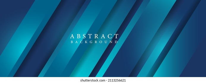 Modern blue abstract rectangular grid line banner design for presentation design