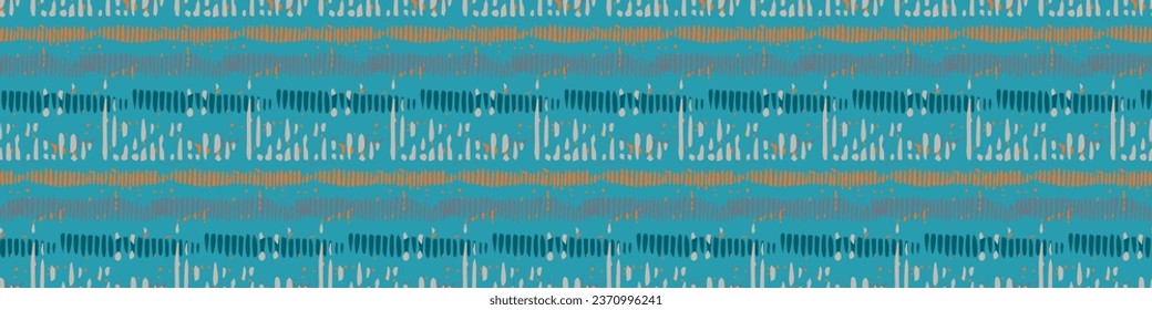 Moderno diseño gráfico simple de vectores estilizados abstractos de color azul en un borde sin fisuras. Formas texturadas masculinas neutrales de género para el baldaquín de papel pintado.