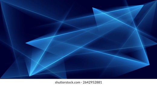 Modern blue abstract technology background, tech banner, corporate business concept, hi-tech abstract background, vector illustration for business or presentation.