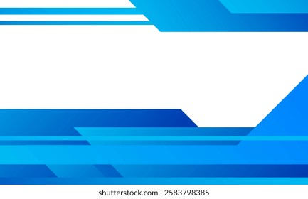 Modern blue abstract template design background. Eps10 vector