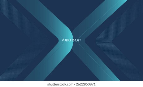Modern blue abstract web banner background creative design