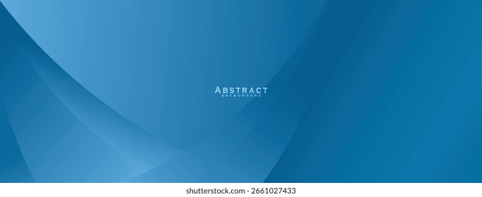 Modernes blaues abstraktes Web-Banner Hintergrund kreatives Design