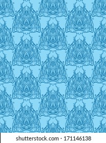 Modern blue background.