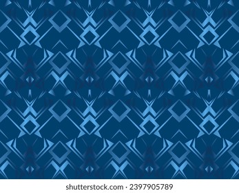 Moderner blauer Hintergrund. Abstrakter Hintergrund mit coolem, nahtlosem Muster. Farbenblau.	
