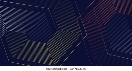 Moderna gradación azul y blanco de fondo azul. Estilo de efecto hexágono color de concepto de diseño simple 